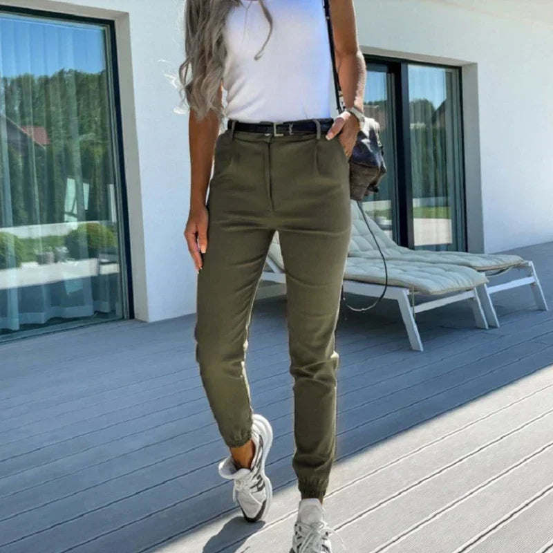 Christy | Women's High-Waisted Jogger Pants