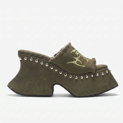Chunky Platform Mules
