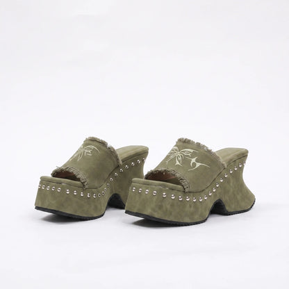 Chunky Platform Mules