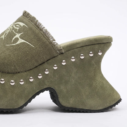 Chunky Platform Mules