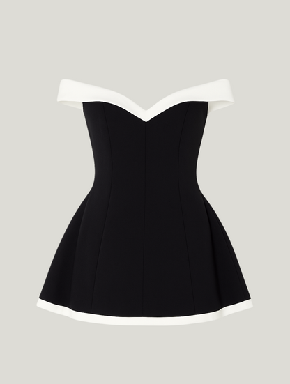 Cindy | Women's Off-Shoulder A-Line Mini Dress