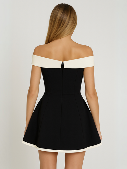 Cindy | Women's Off-Shoulder A-Line Mini Dress