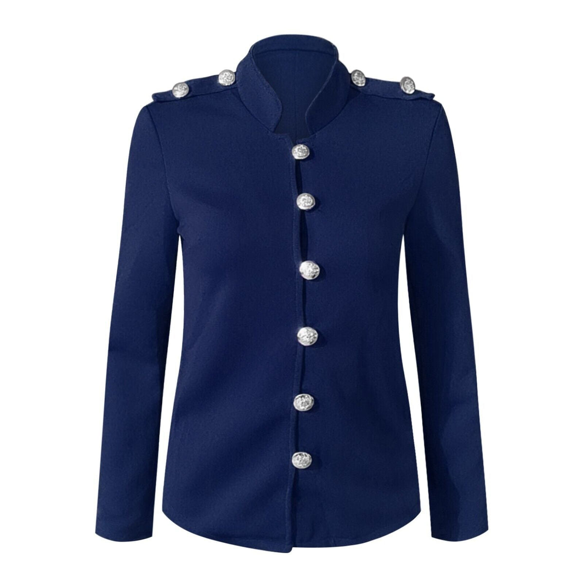 Clara | Women's Button Front Fitted Military Jacket