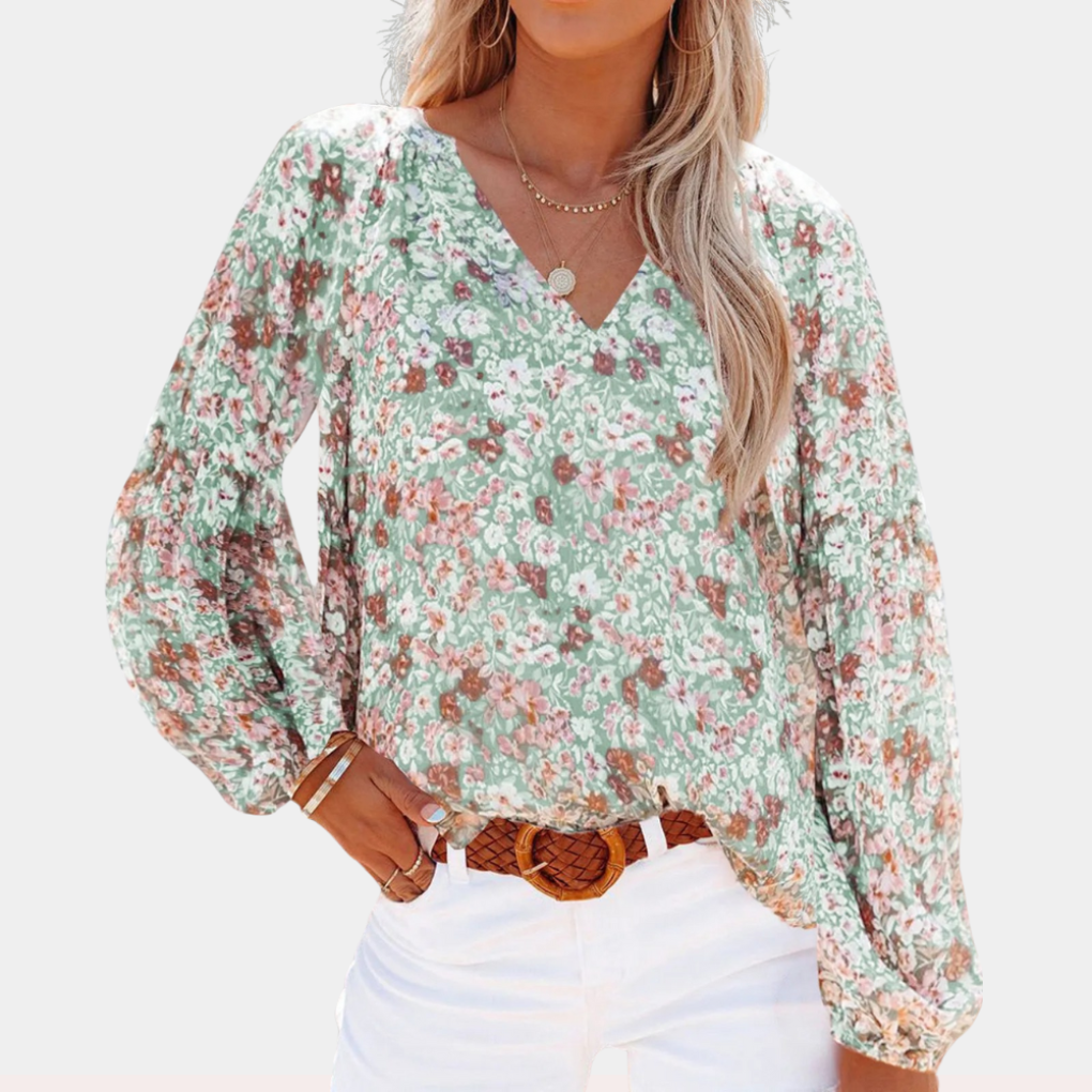 Classic Women's Long-Sleeve Blouse