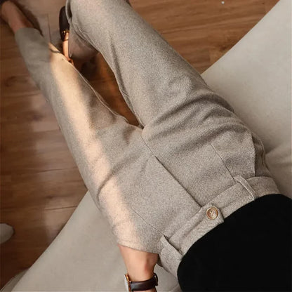 Clayton | Men's Herringbone Dress Pants