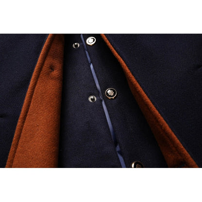 Colin | Men's Stand Collar Mid-Length Coat