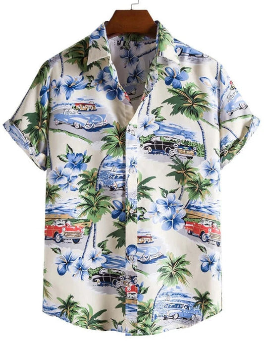 Collared Short-Sleeve Shirt