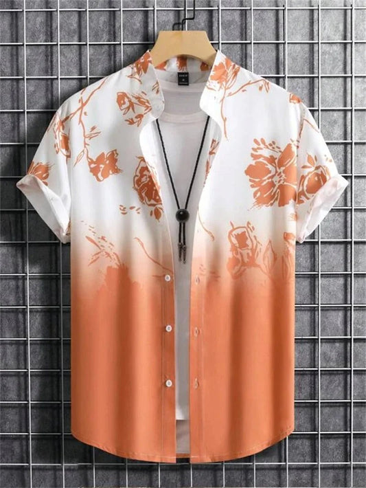 Collared Short-Sleeve Shirt