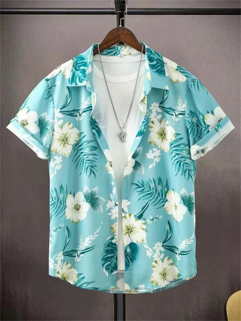 Collared Short-Sleeve Shirt