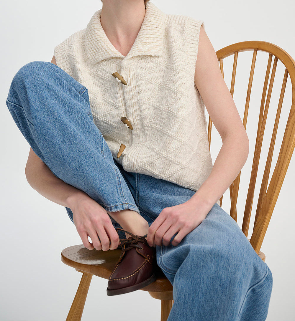 Colleen | Women's Button Front Knit Top