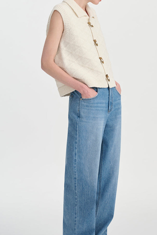 Colleen | Women's Button Front Knit Top