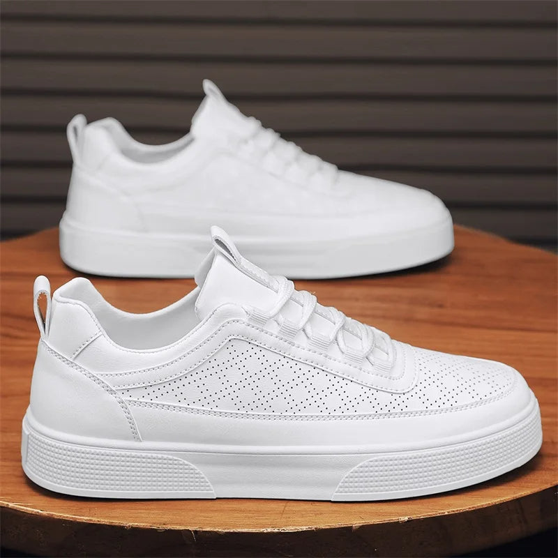 Comfortable Leather Sneakers with Timeless Urban Style
