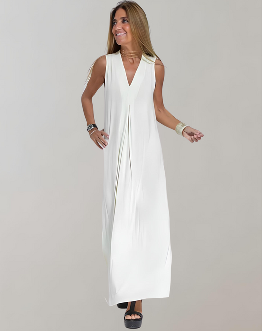 Crystal | Women's Sleeveless V-Neck Maxi Dress