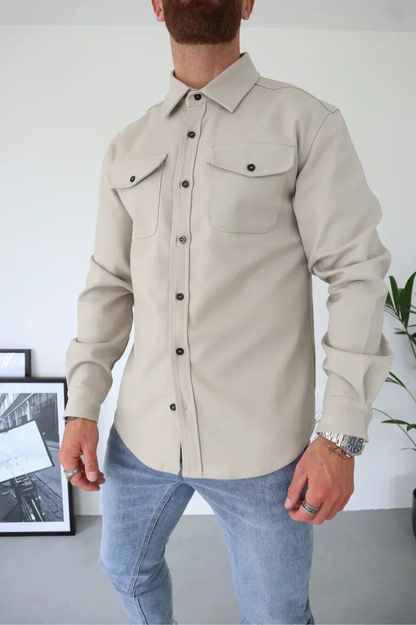 Cyrus | Men's Long Sleeve Shirt Jacket