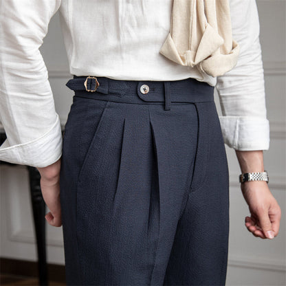 Dakota | Men's Pleated Cropped Pants