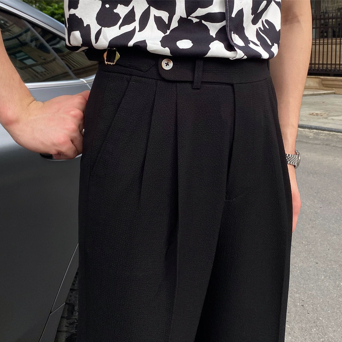 Dakota | Men's Pleated Cropped Pants