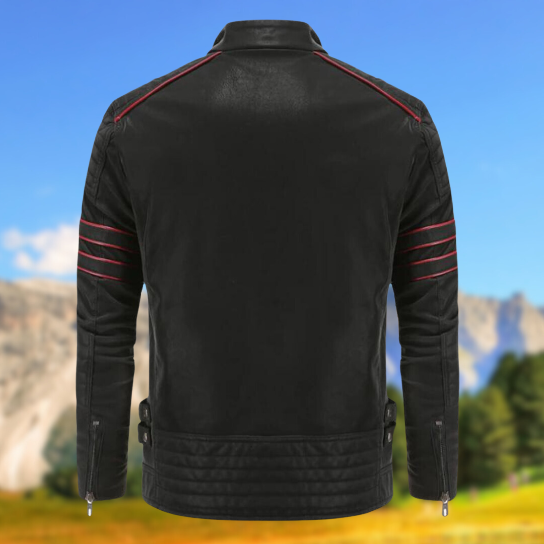 Damian | Men's Biker Zip-Up Jacket