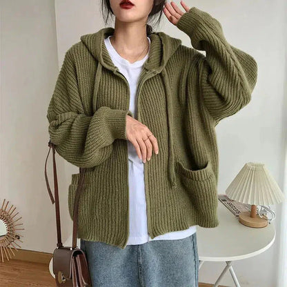 Daniela | Women's Zip-Up Hooded Cardigan
