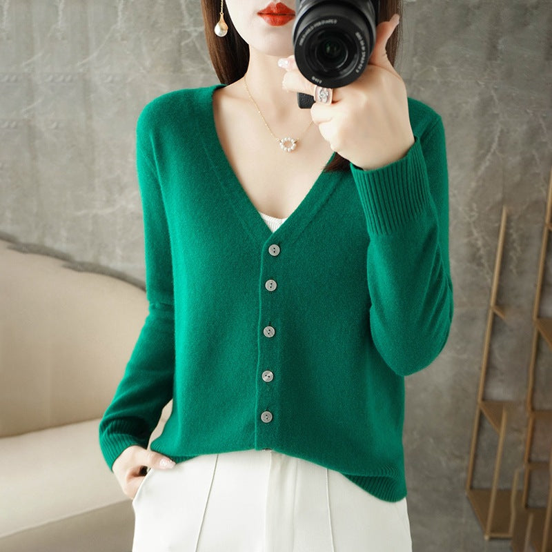 Danielle | Women's Button-Down Long Sleeve Cardigan
