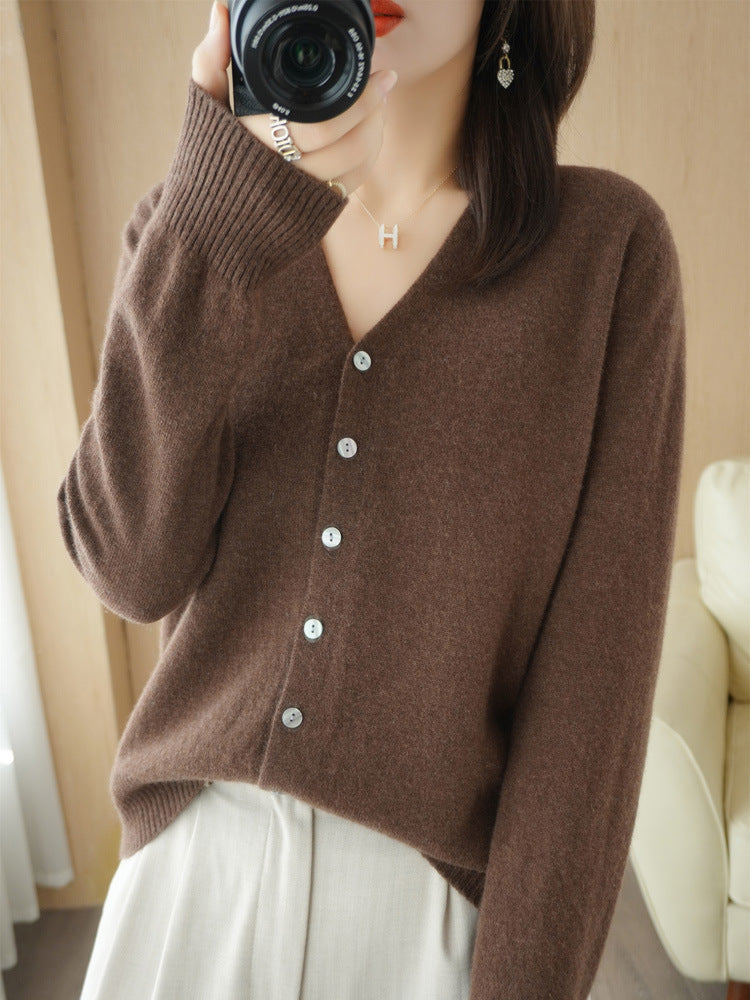 Danielle | Women's Button-Down Long Sleeve Cardigan
