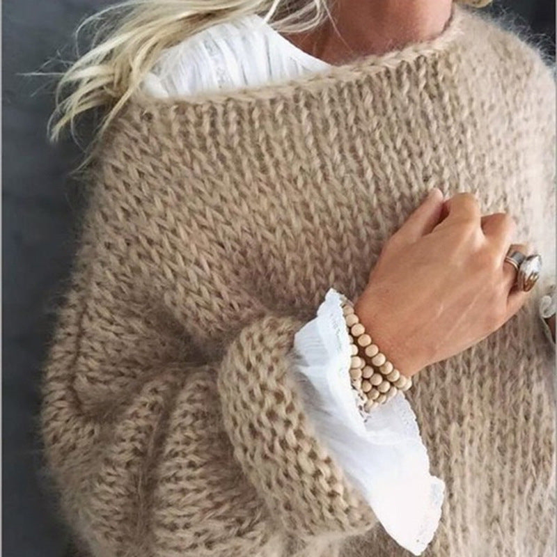 Dawn | Women's Oversized Crew Neck Sweater