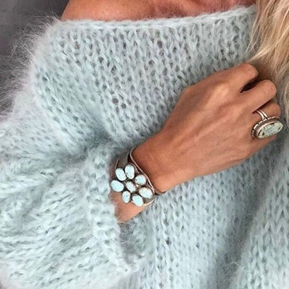 Dawn | Women's Oversized Crew Neck Sweater