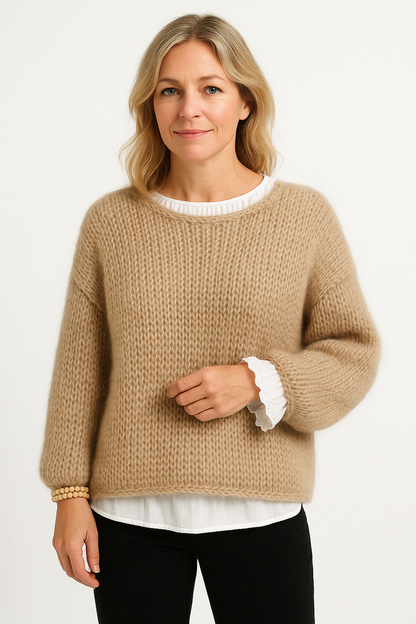 Dawn | Women's Oversized Crew Neck Sweater