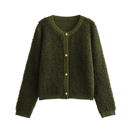 Diane | Women's Button-Front Relaxed Fit Cardigan