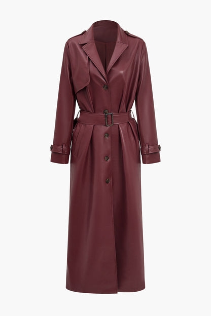 Diane | Women's Long Belted Trench Coat