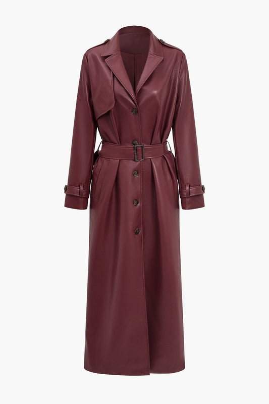 Diane | Women's Long Belted Trench Coat