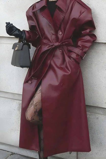 Diane | Women's Long Belted Trench Coat