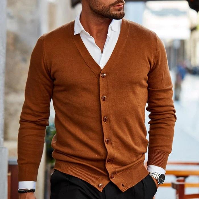 Dominic | Men's Button-Down Cardigan