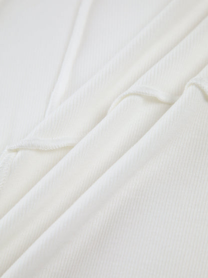 Donna | Women's Fitted Ribbed Long Sleeve Top