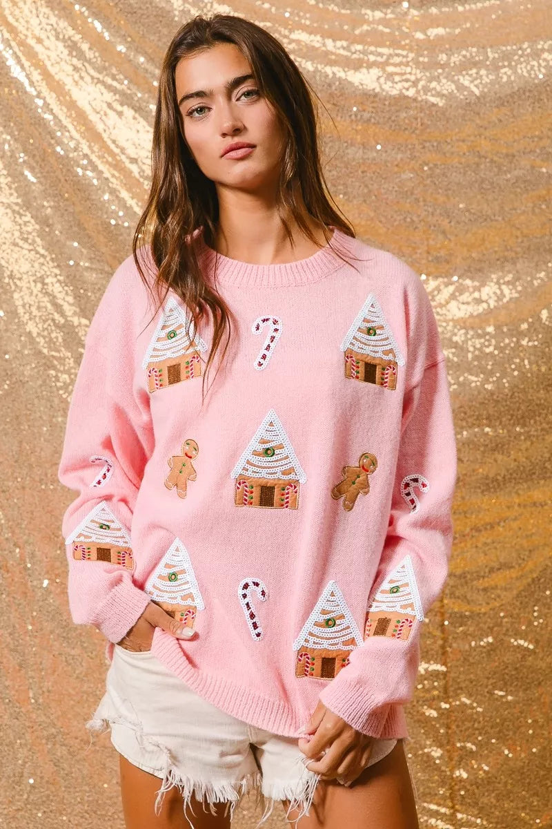 Donna | Women's Novelty Christmas Crew Neck Sweater
