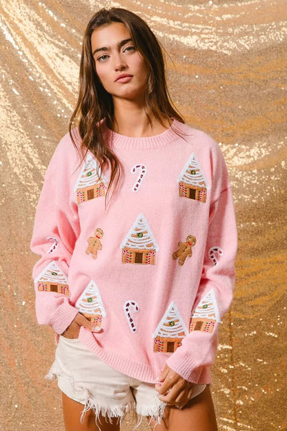 Donna | Women's Novelty Christmas Crew Neck Sweater