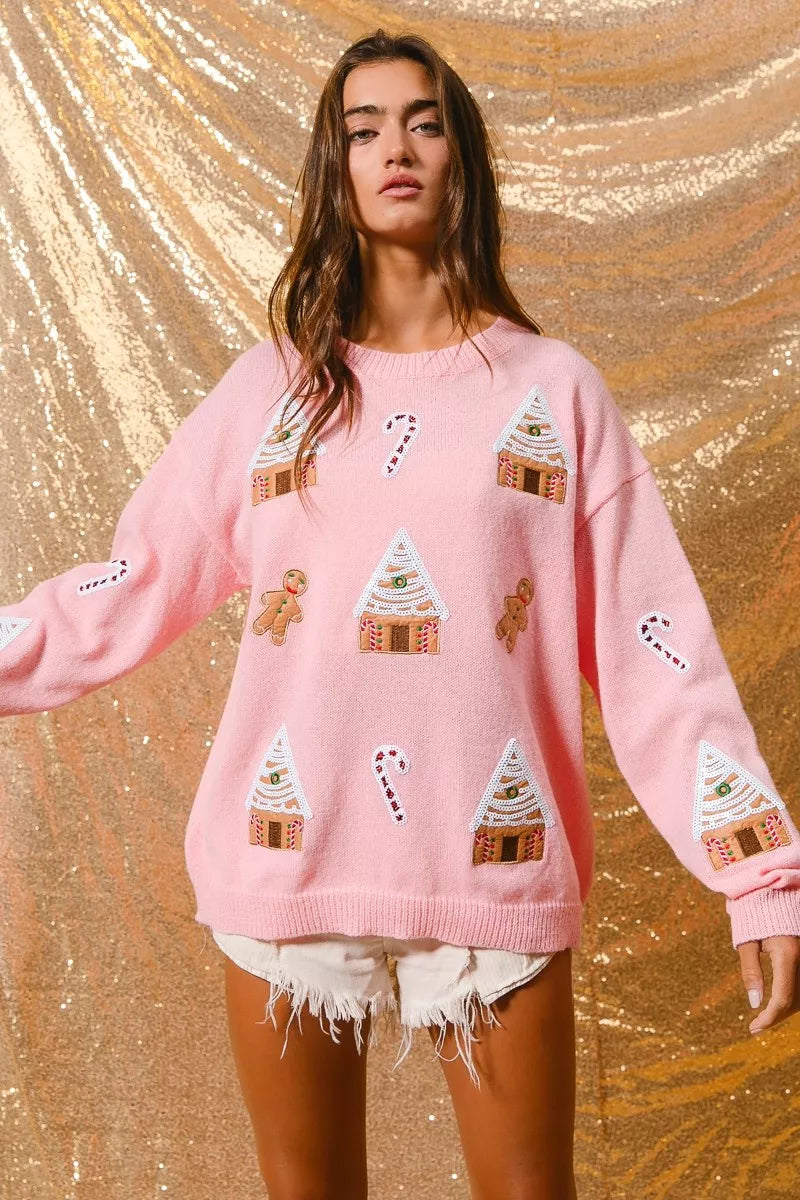 Donna | Women's Novelty Christmas Crew Neck Sweater