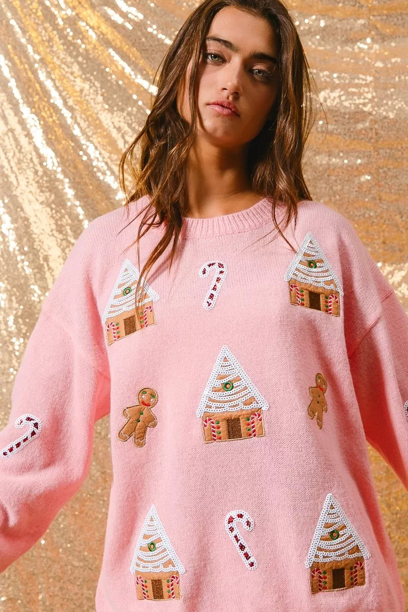 Donna | Women's Novelty Christmas Crew Neck Sweater