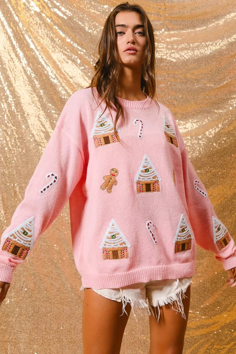 Donna | Women's Novelty Christmas Crew Neck Sweater