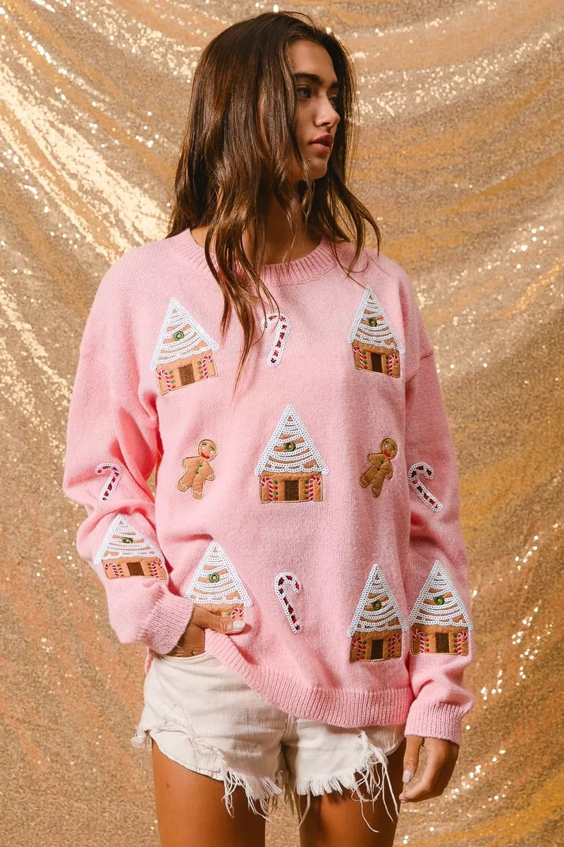 Donna | Women's Novelty Christmas Crew Neck Sweater