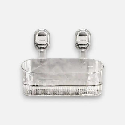 Drill-Free Suction Cup Wall Shelf with Heavy-Duty Vacuum Grips