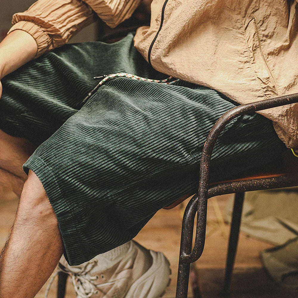 Earl | Men's Drawstring Corduroy Shorts