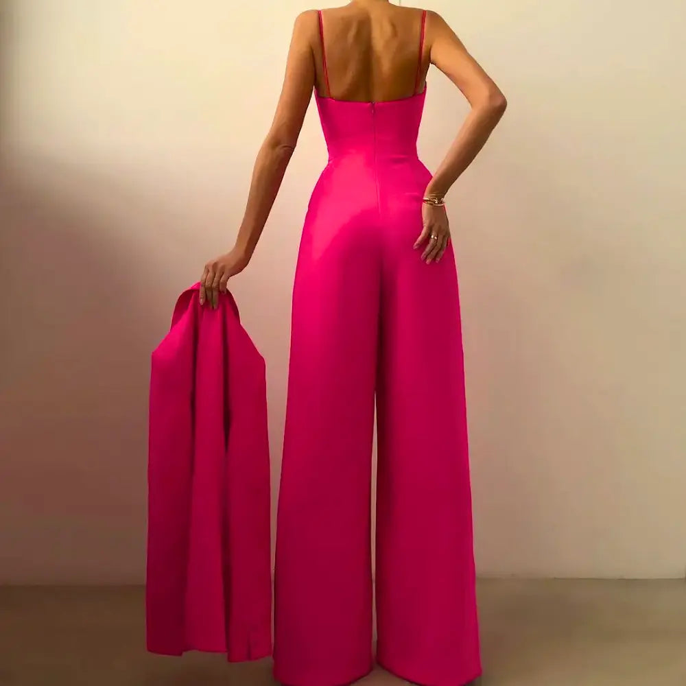 Elegant Flowy Summer Jumpsuit