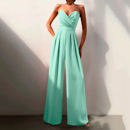 Elegant Flowy Summer Jumpsuit