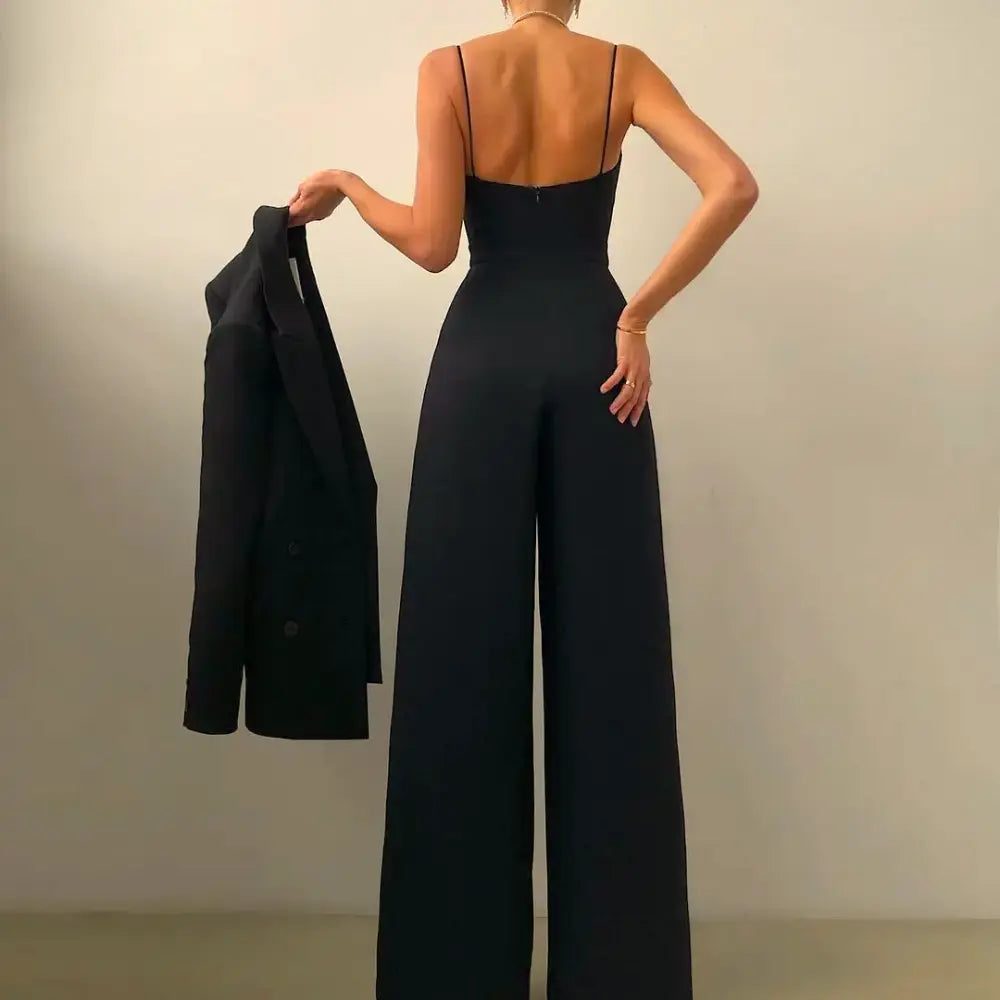Elegant Flowy Summer Jumpsuit