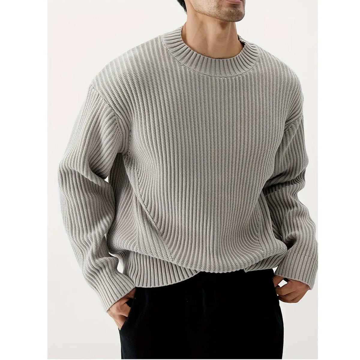 Eli | Men's Crew Neck Oversized Sweater