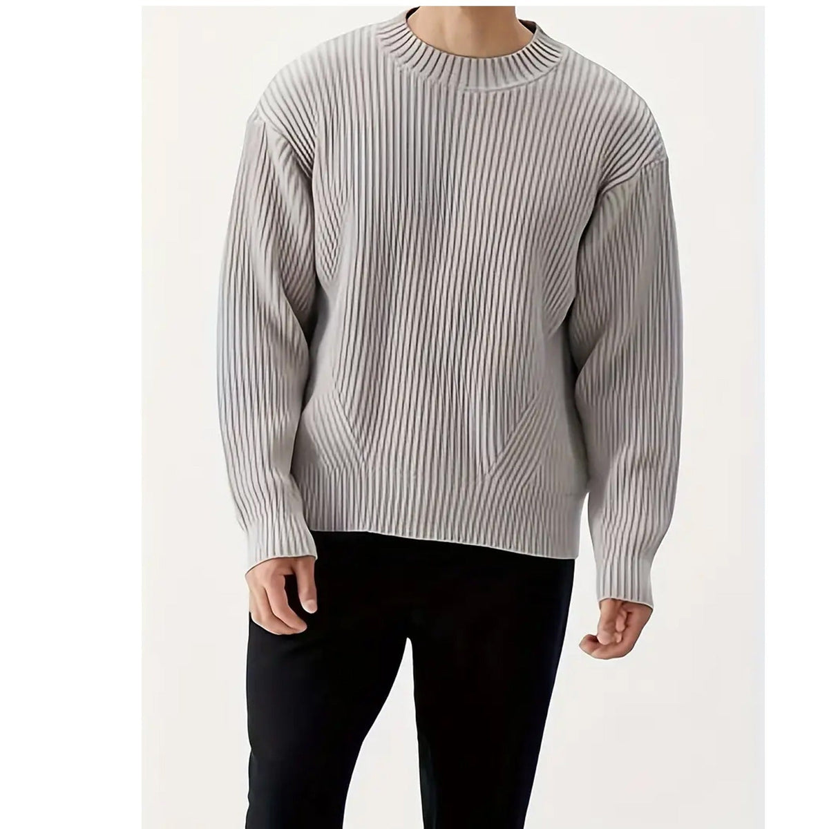 Eli | Men's Crew Neck Oversized Sweater