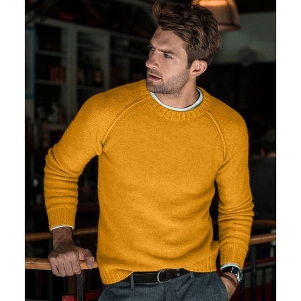Emmanuel | Men's Crew Neck Pullover Sweater