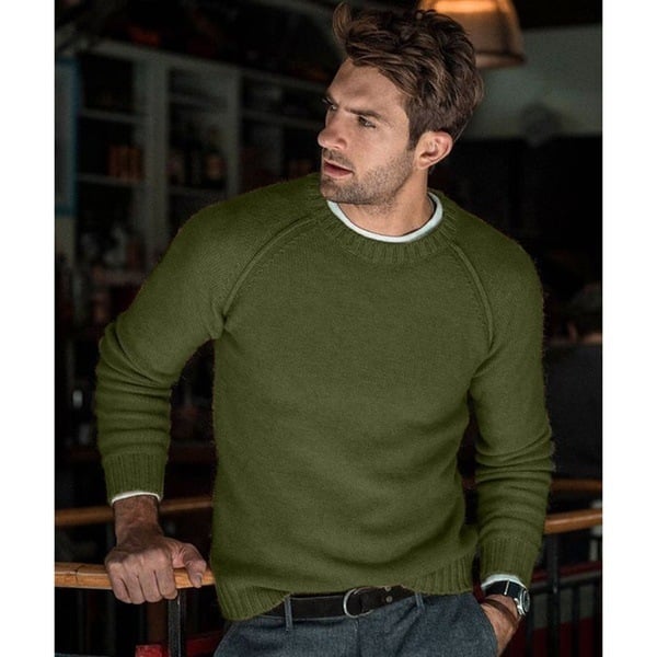 Emmanuel | Men's Crew Neck Pullover Sweater