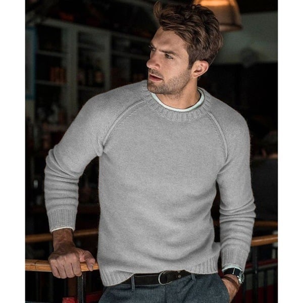 Emmanuel | Men's Crew Neck Pullover Sweater