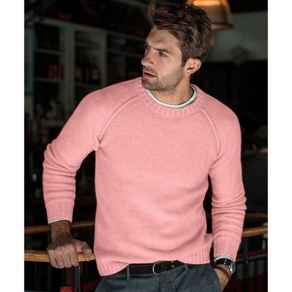 Emmanuel | Men's Crew Neck Pullover Sweater